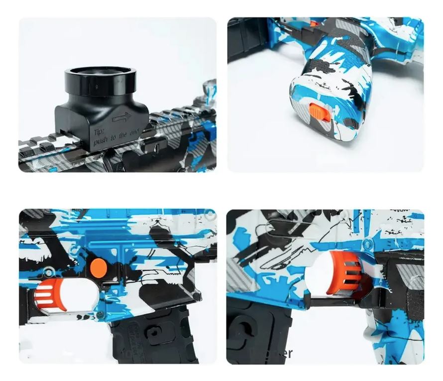 Pistola Hidrogel Recargable Black Days